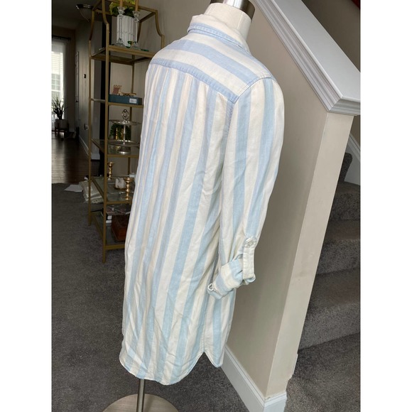 Velvet Heart chambray striped tencel dress, size small - Picture 4 of 12